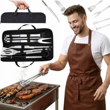 Kaminer — zestaw przyborów grillowych 10w1 w etui