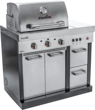 Char-Broil — modułowa kuchnia ogrodowa gazowa ze zlewem