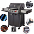 Enders Monroe Black PRO 3K Turbo — grill gazowy z palnikiem bocznym
